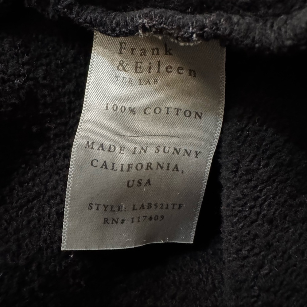 Frank & Eileen Kane Hoodie Capelet Sweatshirt Triple Fleece Large View 3